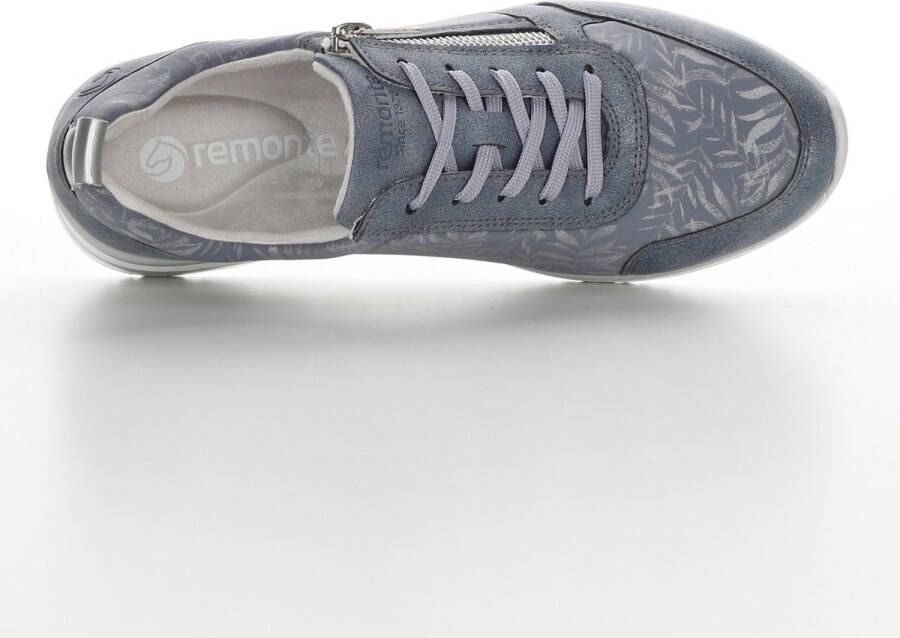 Remonte Blauwe Sneakers met Bladerenmotief voor Dames Blue Dames - Foto 5