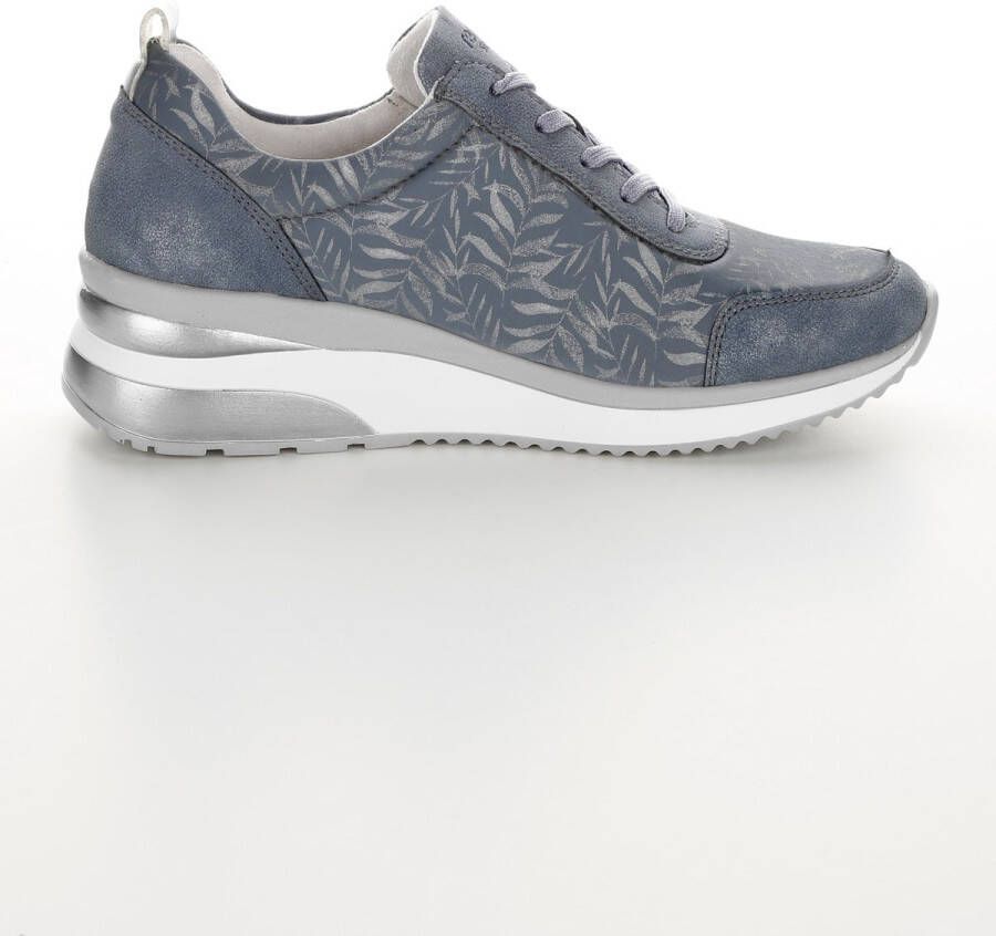 Remonte Dames Sneaker D2401-10 Jeansblauw Wit