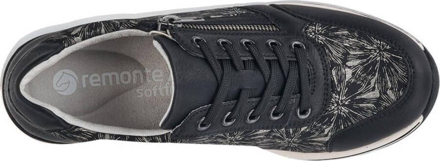 Remonte Dames Sneaker D3203-04 Zwart combi