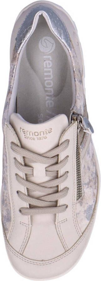 Remonte Dames Sneaker R3407-60 Lichtbeige Combi