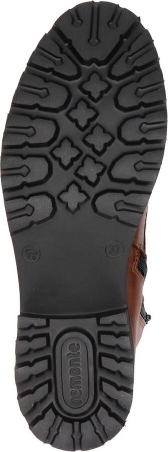 Remonte Veterlaarsjes blokhak laarsjes veterschoenen flats in used look - Foto 9