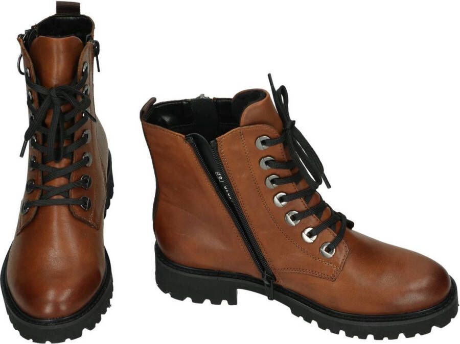 Remonte Veterlaarsjes blokhak laarsjes veterschoenen flats in used look - Foto 4