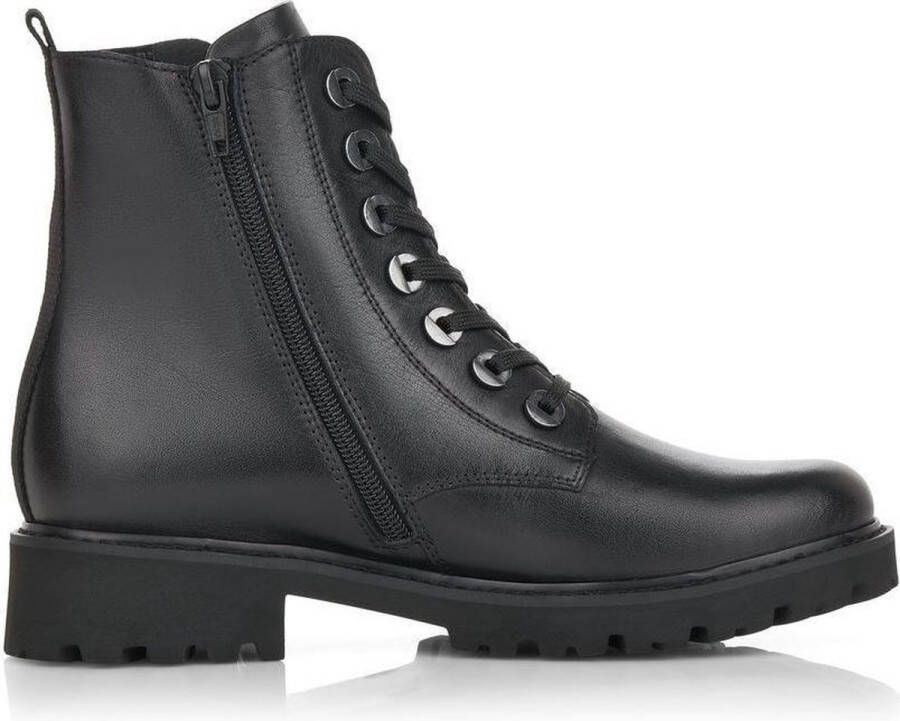 Remonte Veterlaarsjes blokhak laarsjes veterschoenen flats in used look