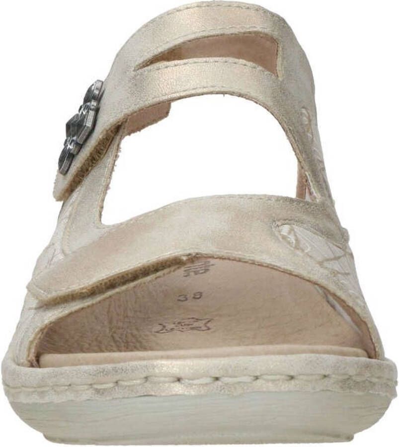 Remonte Leren Dames Sandalen Zacht Goud