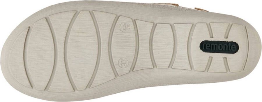 Remonte Leren Dames Sandalen Zacht Goud