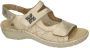 Remonte Dames Sandaal D7647 94 Lichtbeige Metallic - Thumbnail 9