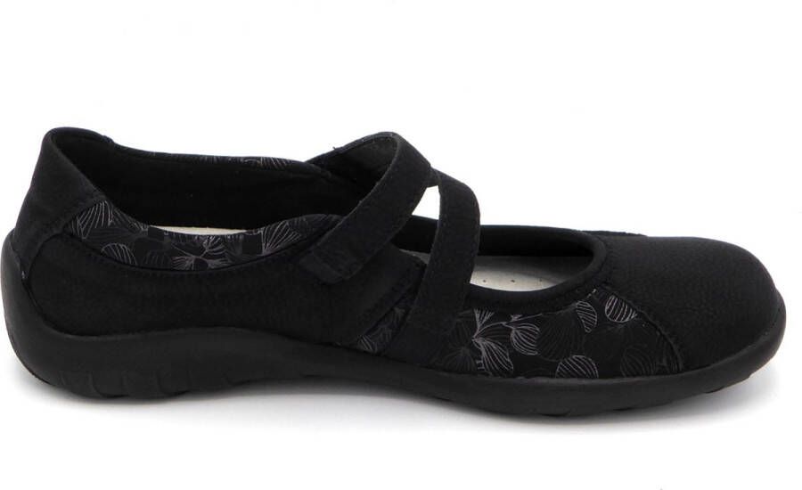 Remonte Ballerina's Slipper instapschoen slip-on sneaker met subtiele slangenlook - Foto 5