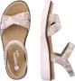Remonte sandaal art D2049-62 beige metallic uitneembaar voetbed - Thumbnail 4