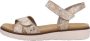 Remonte sandaal art D2049-62 beige metallic uitneembaar voetbed - Thumbnail 6