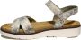 Remonte sandaal art D2049-62 beige metallic uitneembaar voetbed - Thumbnail 7