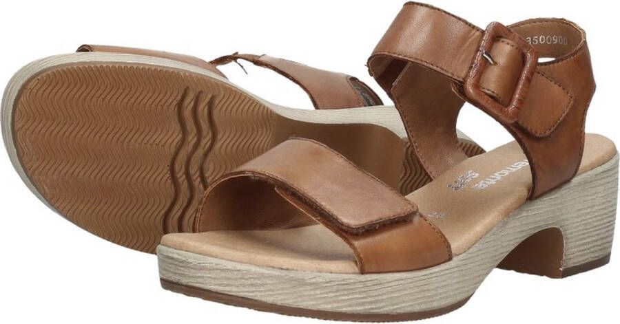 Remonte Sandaaltjes ELLE-Collection blokhak zomerschoen sandaal met klittenbandsluitingen - Foto 9