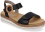 Remonte Sandalen Plat Sandalen Plat Zwart - Thumbnail 12