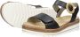 Remonte Sandalen Plat Sandalen Plat Zwart - Thumbnail 8