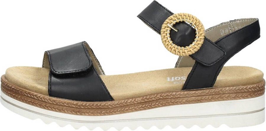 Remonte Sleehaksandaaltjes zomerschoen bandjessandaal met praktische klittenbandsluitingen - Foto 6