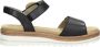Remonte Sandalen Plat Sandalen Plat Zwart - Thumbnail 9