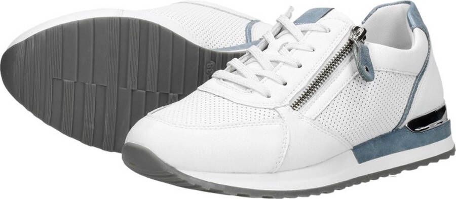 Remonte Plateausneakers vrijetijdsschoen lage schoen veterschoen met zijrits