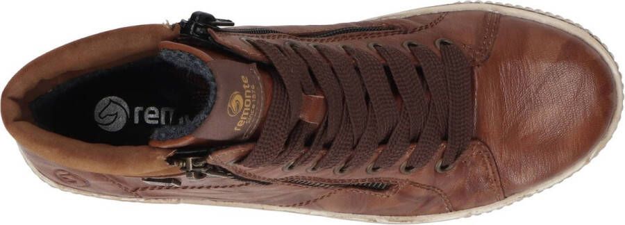 Remonte Veterboots cognac Leer
