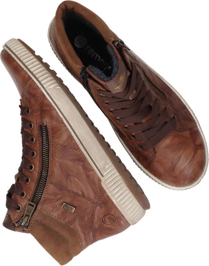 Remonte Veterschoenen Hoog Veterschoenen Hoog cognac