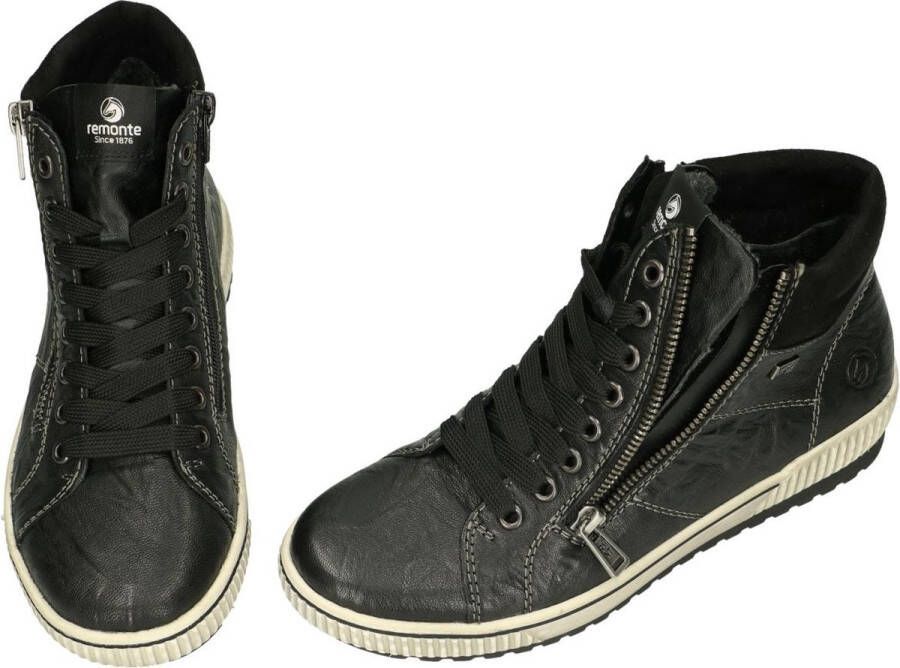 Remonte Groene Leren Veterschoenen voor Dames Green Dames - Foto 7