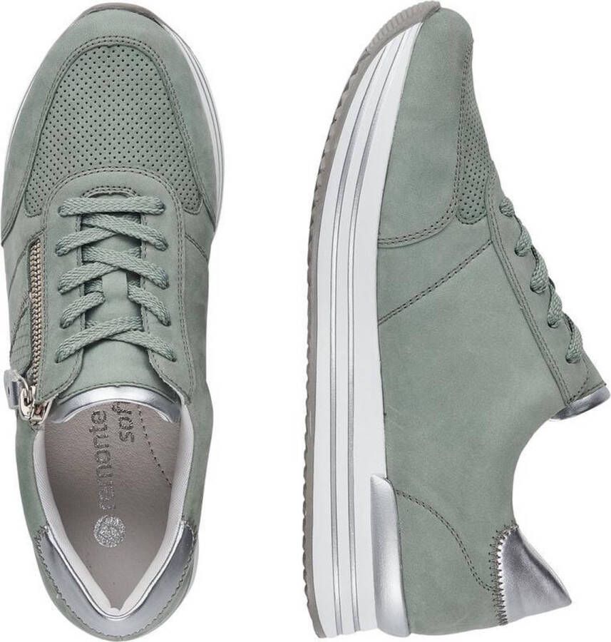 Remonte Plateausneakers met modieuze metallic-details