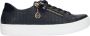 Remonte Elegante Zwarte Sneaker met Lakdetails Black Dames - Thumbnail 10
