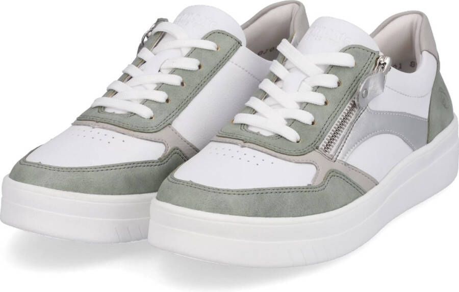 Remonte Rieker Remonte sneaker wit peppermint