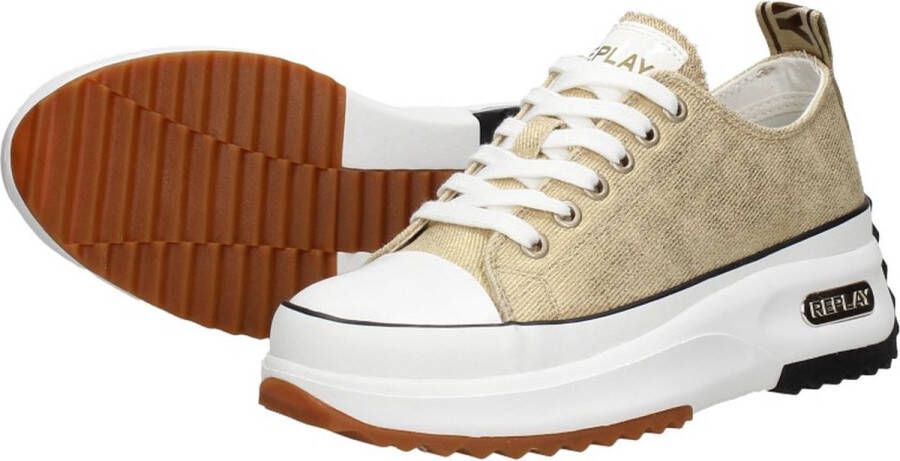 Replay Aqua Low Sneakers Laag beige