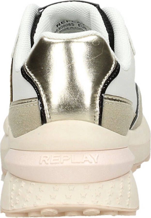 Replay Athena Jr-1 Lage sneakers Meisjes Kids Beige