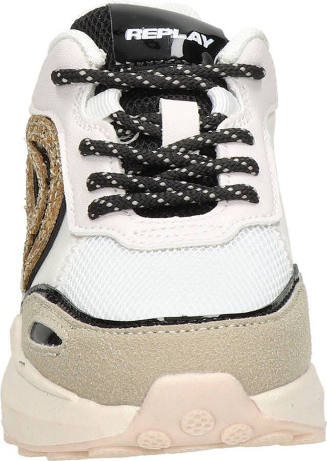 Replay Athena Jr-1 Lage sneakers Meisjes Kids Beige