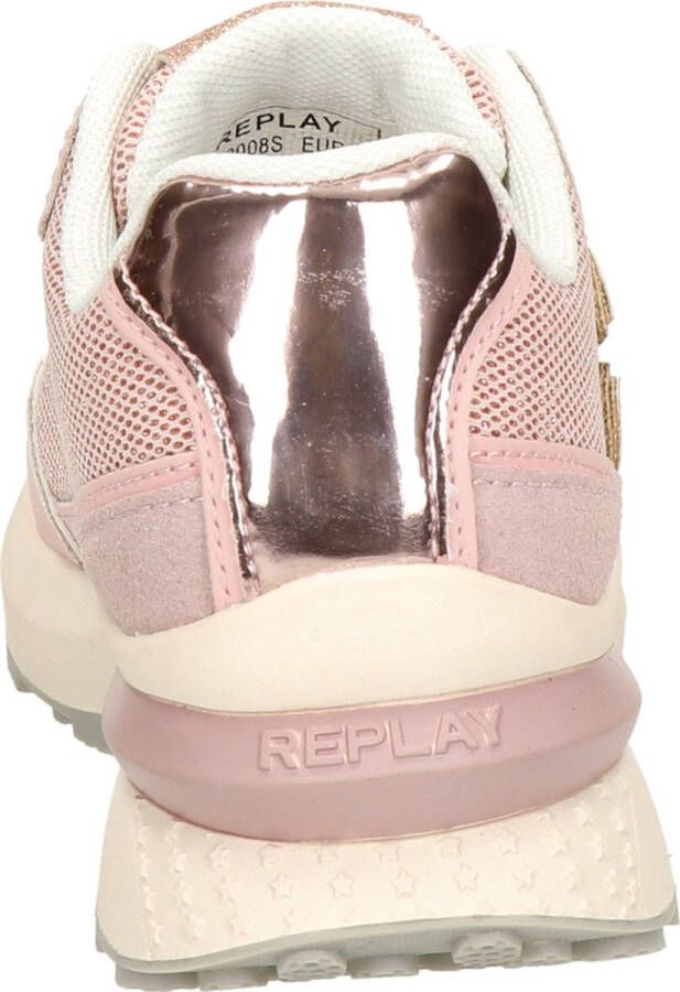 Replay Athena Jr-1 Lage sneakers Meisjes Roze