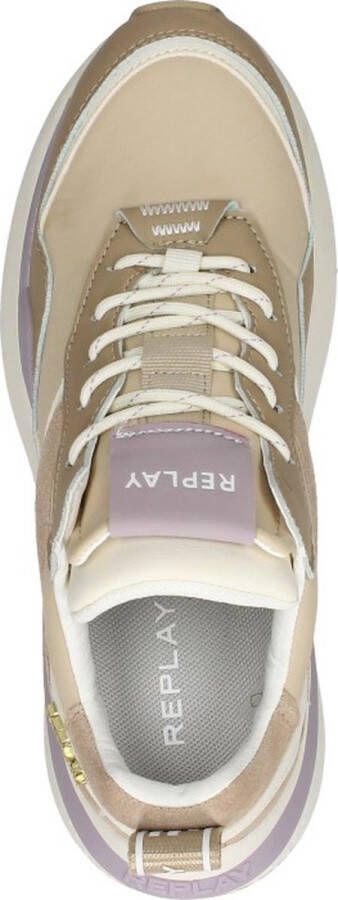 Replay Athena Run Sneakers Laag beige