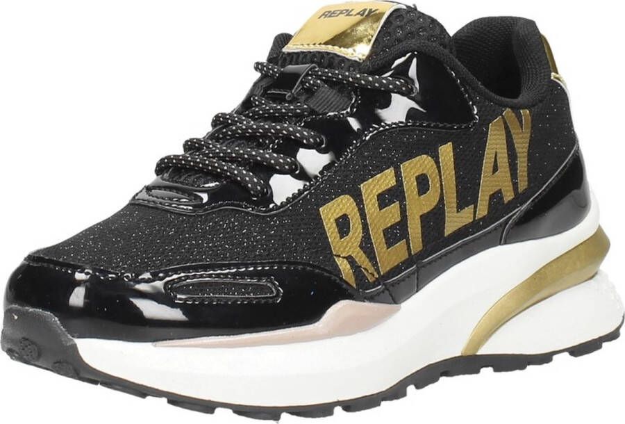 Replay Athena Sneakers Laag Zwart