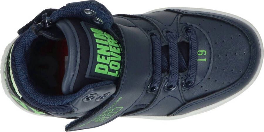 Replay Cobra Hoge sneakers Jongens Kids Blauw