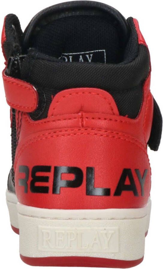 Replay Cobra Hoge sneakers Jongens Kids Zwart