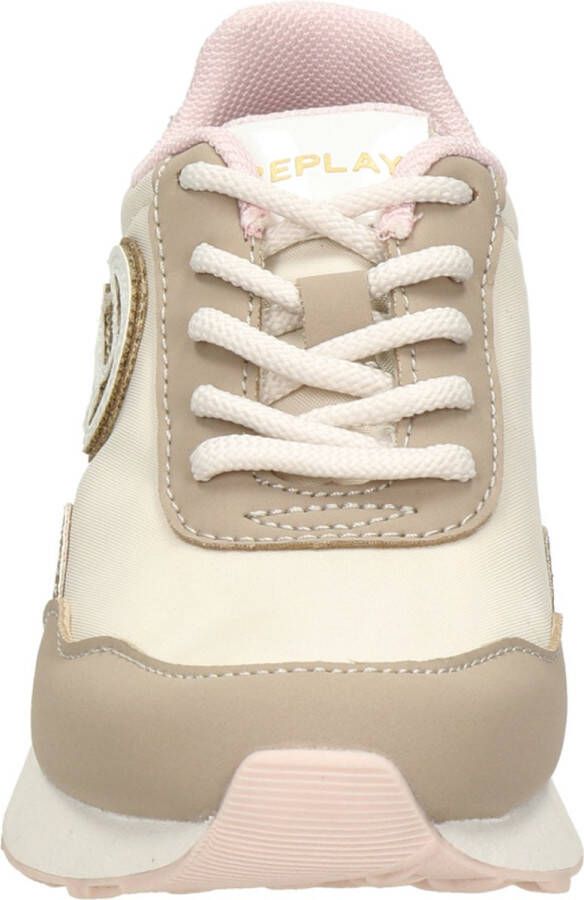 Replay Elektra Jr-1 Lage sneakers Meisjes Beige