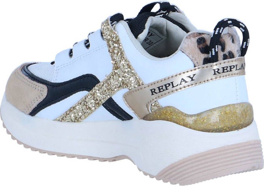 Replay Flys Lage sneakers Meisjes Wit