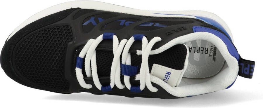 Replay Maze JR Sneakers Laag Zwart