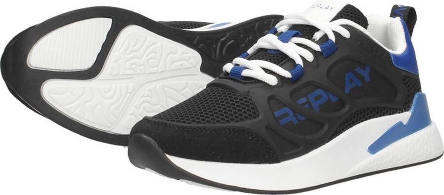 Replay Maze JR Sneakers Laag Zwart