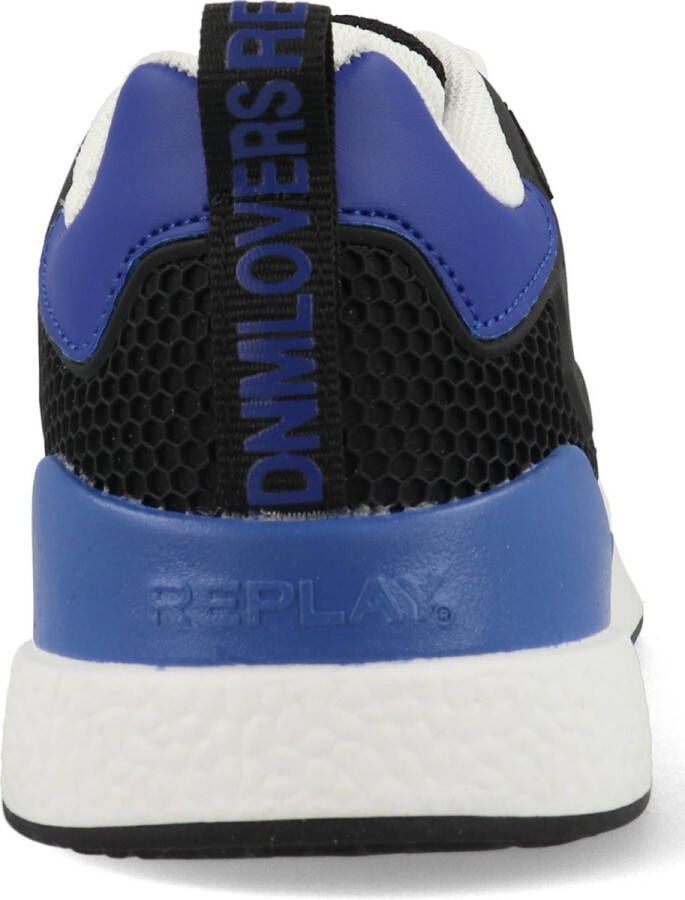 Replay Maze JR Sneakers Laag Zwart