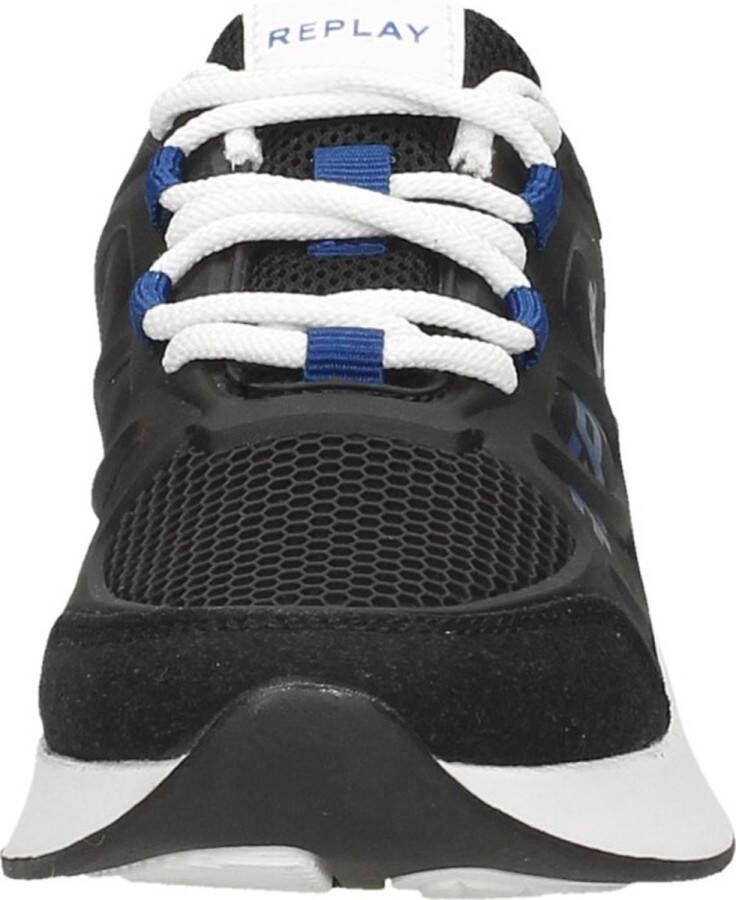 Replay Maze JR Sneakers Laag Zwart