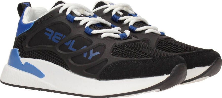 Replay Maze JR Sneakers Laag Zwart