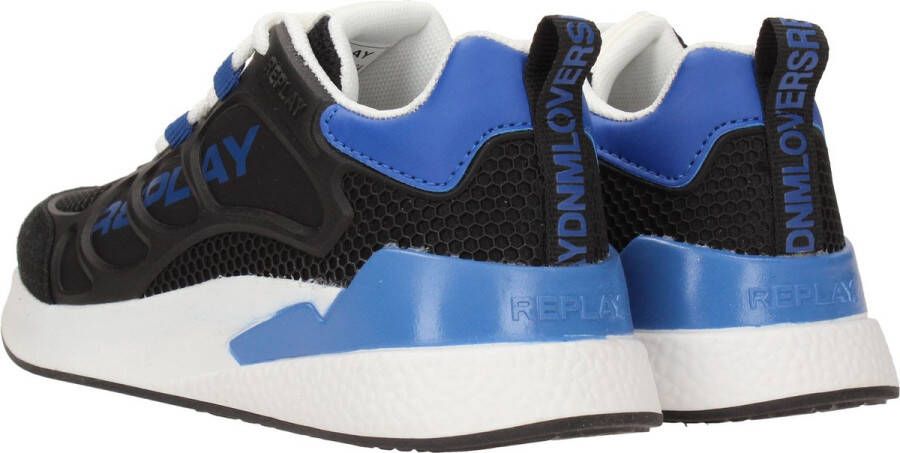 Replay Maze JR Sneakers Laag Zwart