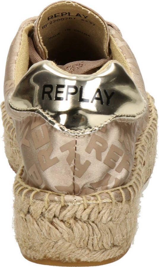 Replay Nash Allover dames sneaker Beige