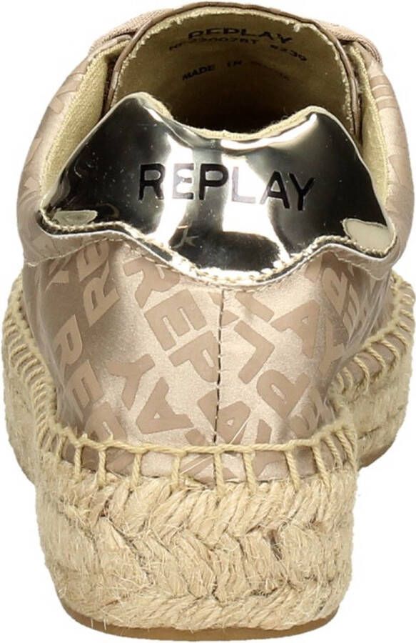 Replay Nash Allover dames sneaker Beige