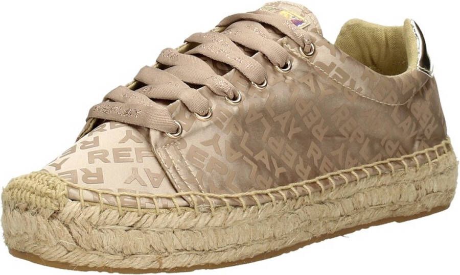 Replay Nash Allover dames sneaker Beige