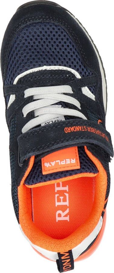 Replay Shoot Jr-1 Lage sneakers Jongens Blauw