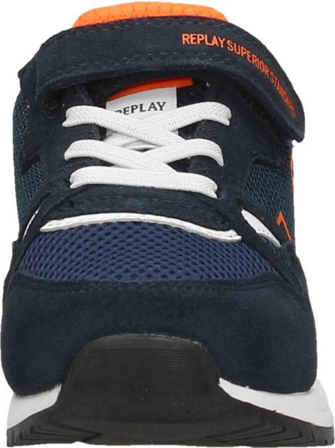 Replay Shoot Jr-1 Lage sneakers Jongens Blauw