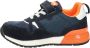 Replay Shoot Klittenband Sneaker Jongens Blauw oranje - Thumbnail 5