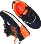 Replay Shoot Klittenband Sneaker Jongens Blauw oranje - Thumbnail 6