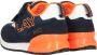 Replay Shoot Klittenband Sneaker Jongens Blauw oranje - Thumbnail 7